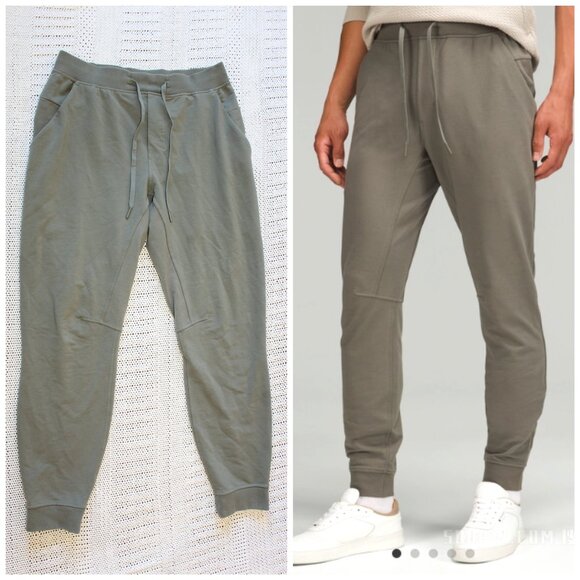 Lululemon City Sweat Men's Jogger Sage Green Size M Outdoor Performance Hiking - Picture 1 of 11